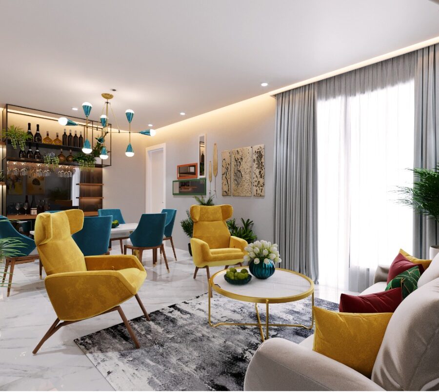 3 BHK Interiors in Delhi